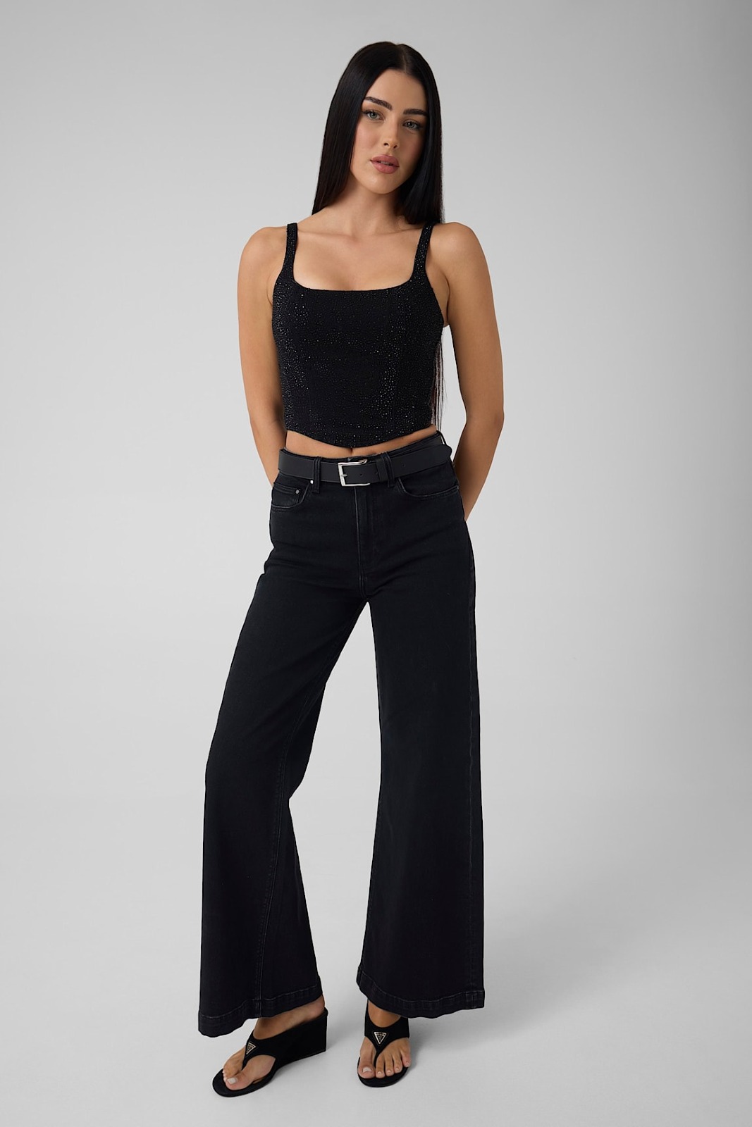Denim büstiyer - 4