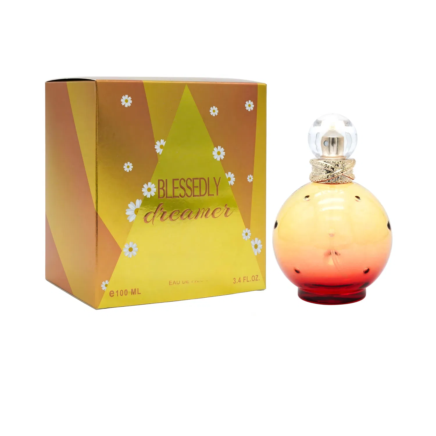 Ferah Çiçeksi Kadın Parfümü 100 ml – Eau de Parfum, Yuvarlak Pembe Cam Şişe - 4