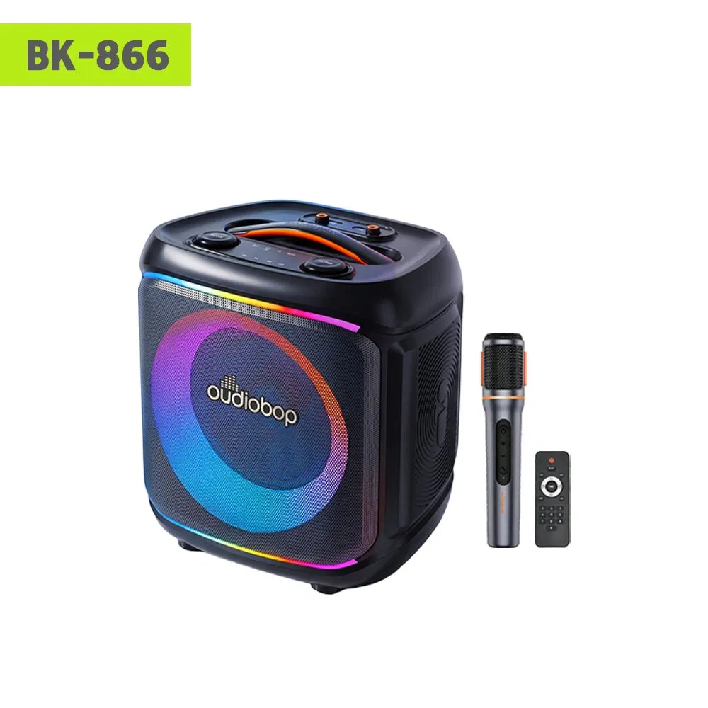 20 W Taşınabilir Bluetooth Karaoke Hoparlörü – Tek 8 inç Sürücülü