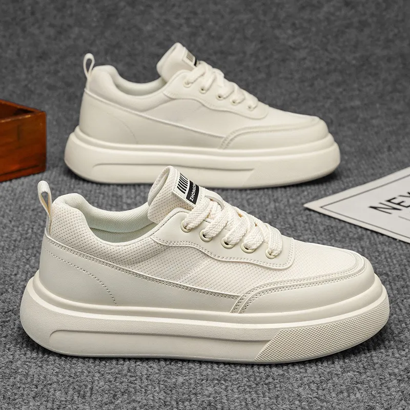Erkek Boy Uzatan Sneaker – Hafif, Kaymaz ve Aşınmaya Dayanıklı PVC Tabanlı - 4