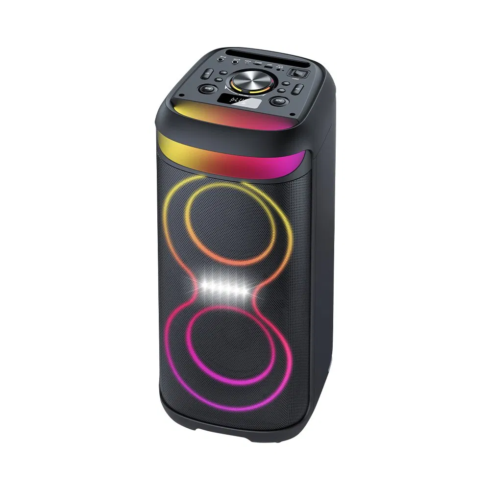 40 W Taşınabilir Bluetooth Karaoke Hoparlörü – Kablolu Mikrofon ve Uzaktan Kumanda Dahil, TWS, FM Radyolu