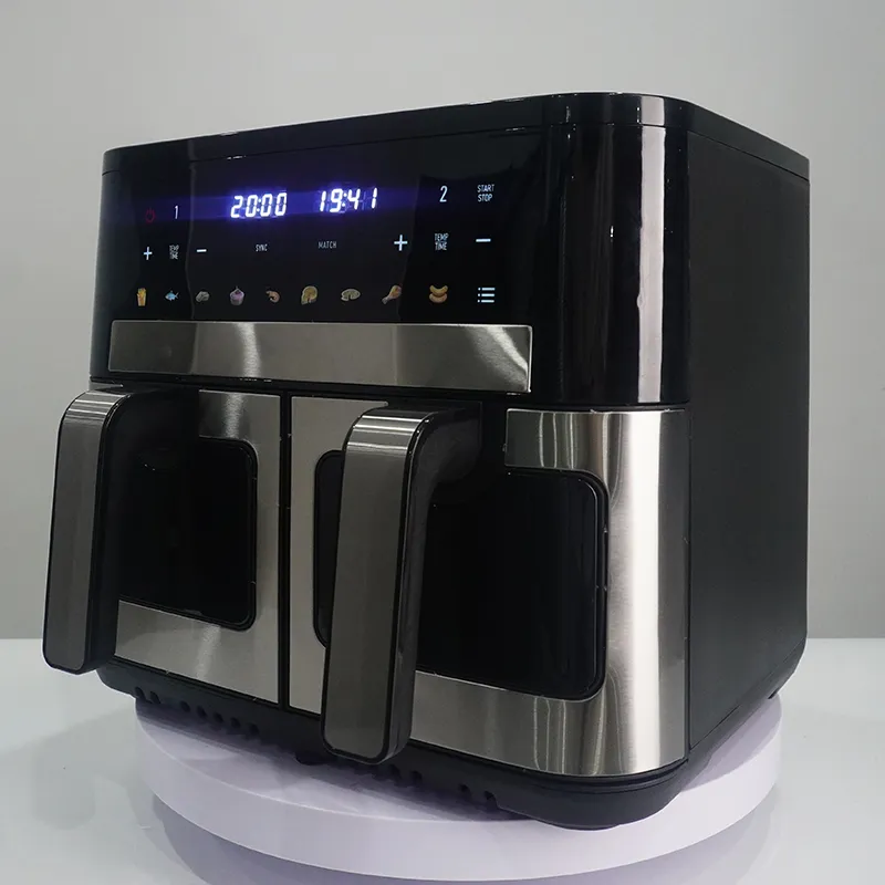 Çift Hazneli Airfryer 10 L – Bağımsız Sıcaklık ve Süre Ayarlı, Gözetleme Pencereli - 3