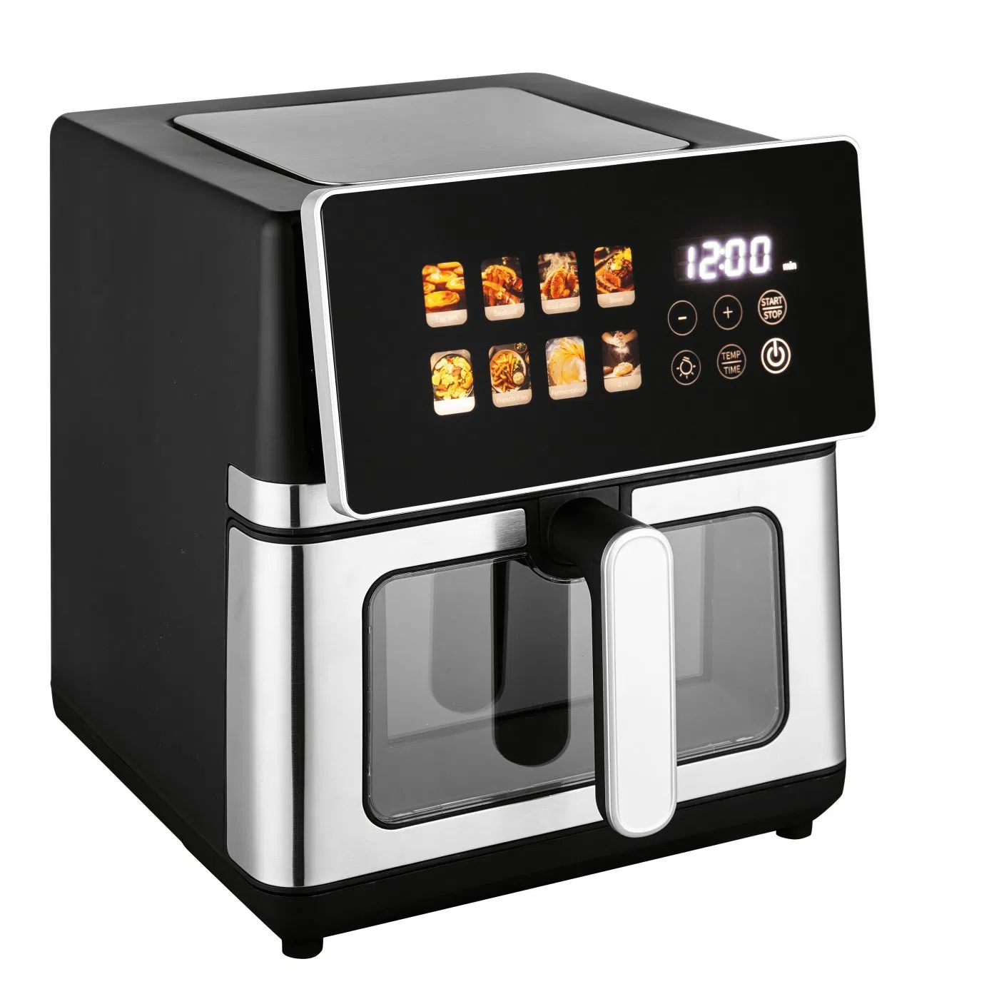 9 Litre Dijital Fritöz (Air Fryer) – Geniş Kapasiteli, Akıllı Dokunmatik Ekranlı, 8 Hazır Programlı ve İzleme Pencereli - 4