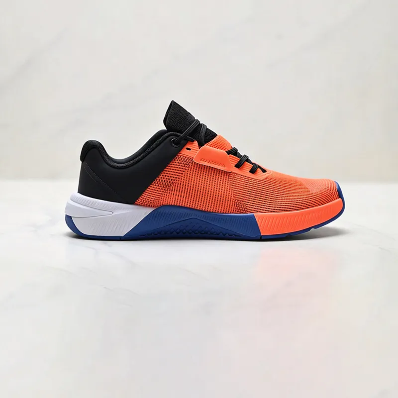 Erkek Koşu ve Yürüyüş Ayakkabısı – Nefes Alabilir, Hafif, Bağcıklı Siyah Sneaker - 4