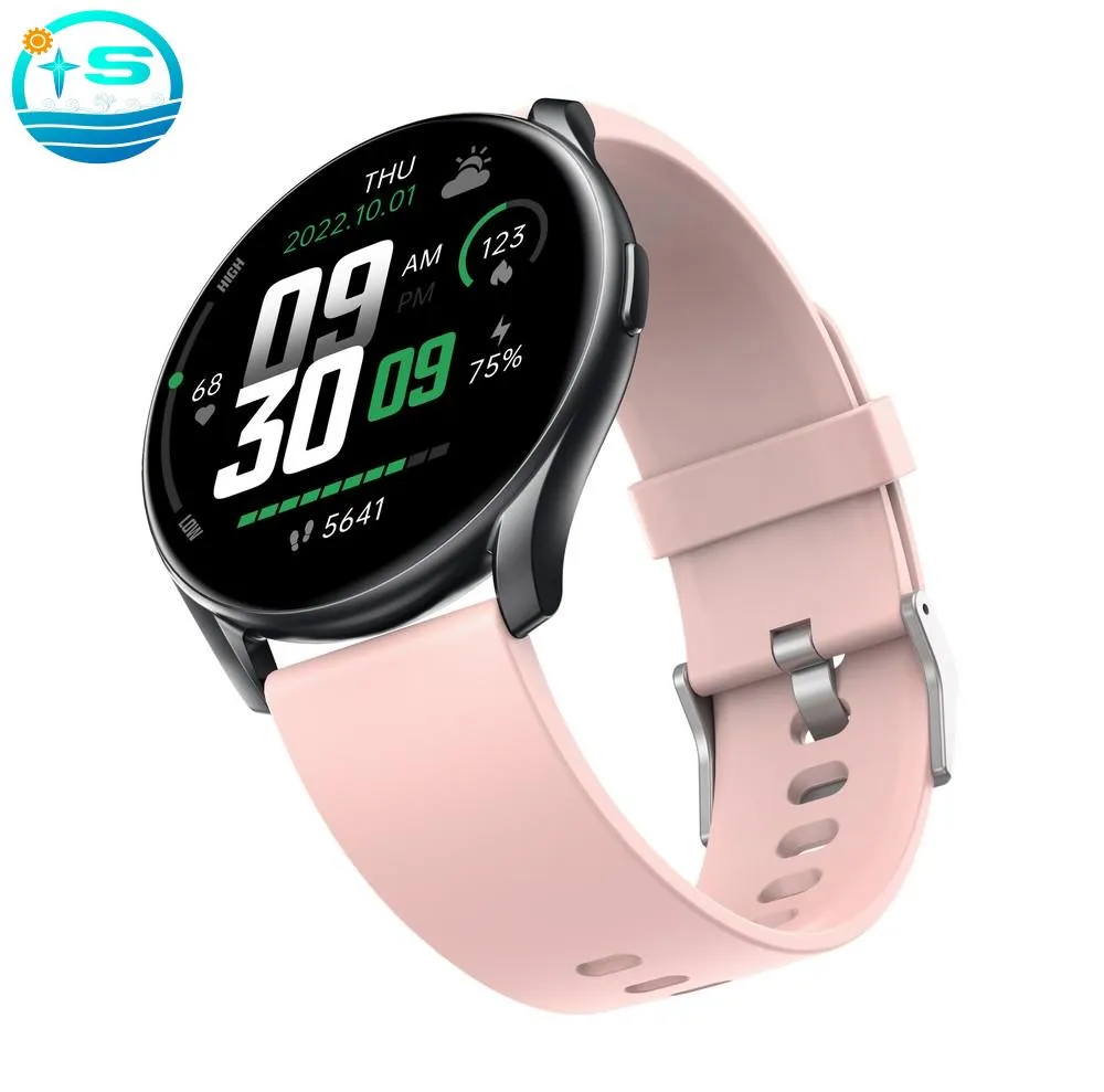 AMOLED Ekranlı Bluetooth Akıllı Saat – Nabız ve Kan Oksijeni Takibi, Silikon Kordon - 5